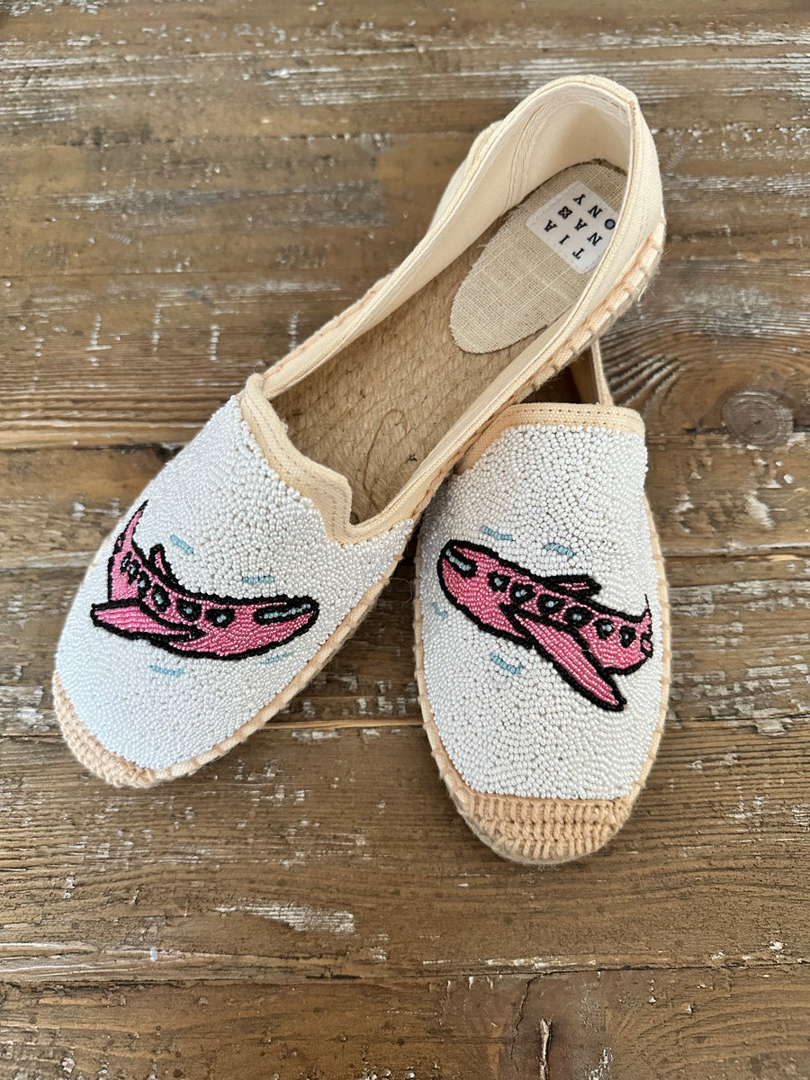 beaded espadrilles