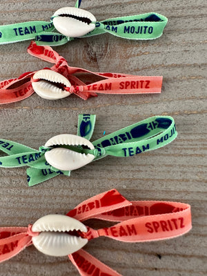 Team Shell Ribbon Bracelet