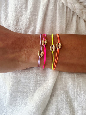 Petite Shell Cord Bracelet