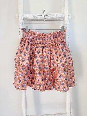 Mini Skirt Coral Multi